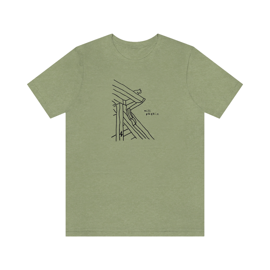 Chandelier Tee - Heather Green
